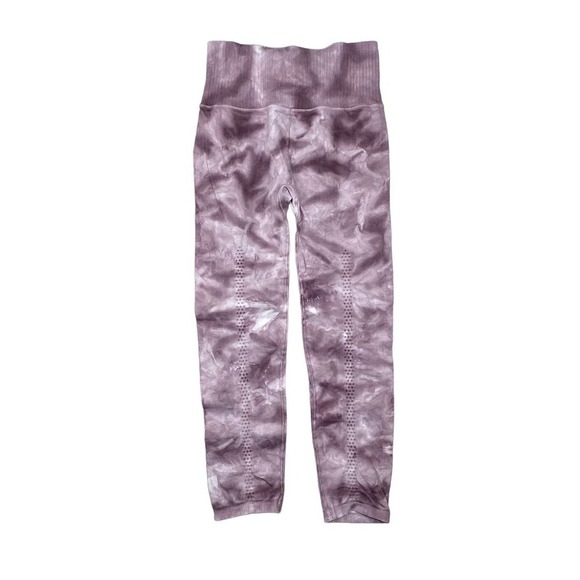 Free People Movement Good Karma Tie-Dye 7/8 Leggings Sugar Plum Purple Size M/L - Picture 1 of 5